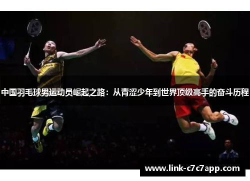 中国羽毛球男运动员崛起之路：从青涩少年到世界顶级高手的奋斗历程